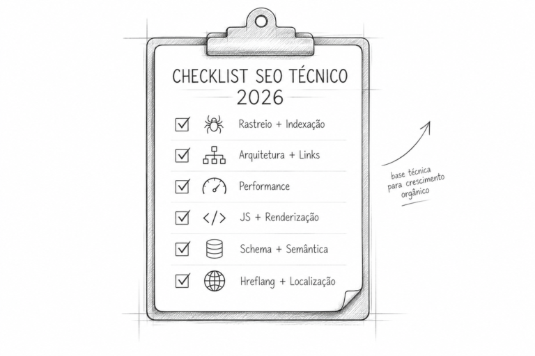 Leia mais sobre o artigo Checklist SEO Técnico 2026