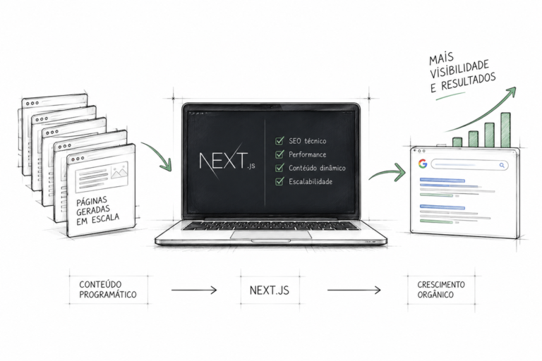 Leia mais sobre o artigo SEO Programático e Next.js: como escalar tráfego orgânico com eficiência + Checklist